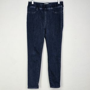 Madewell Jeans Sz 28 Blue Pull-On Ankle High Rise Skinny  Western Country